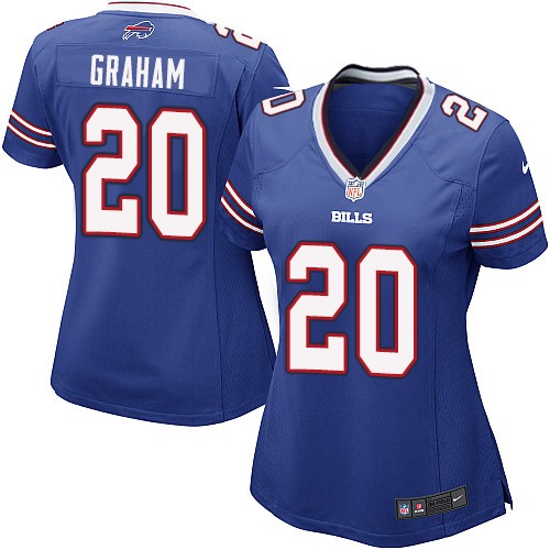Women's Game Corey Graham Nike Jersey Royal Blue Home - #20 NFL Buffalo Bills